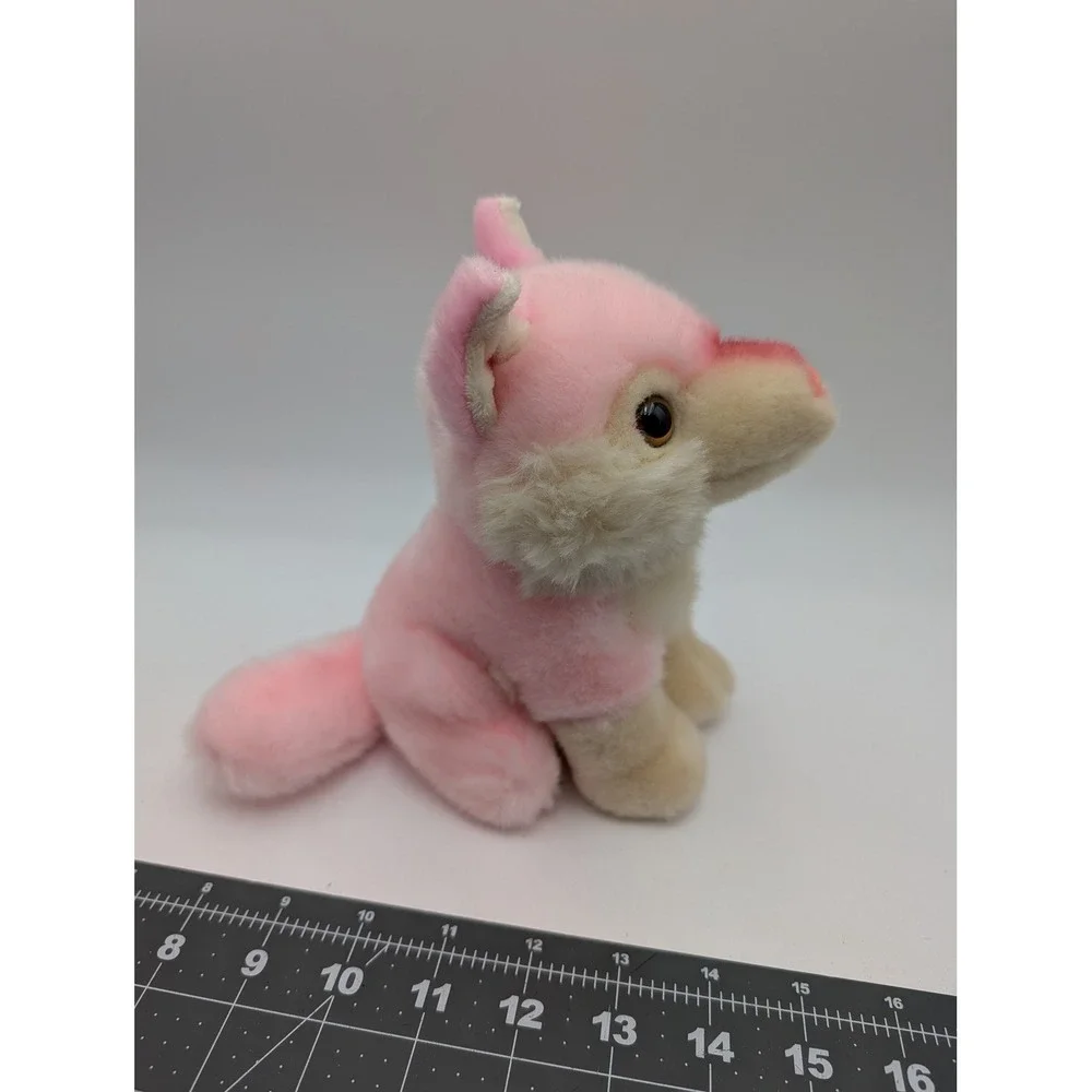 Adventure Planet Heirloom Collection Wolf Husky Dog Plush Pink Stuffed Animal